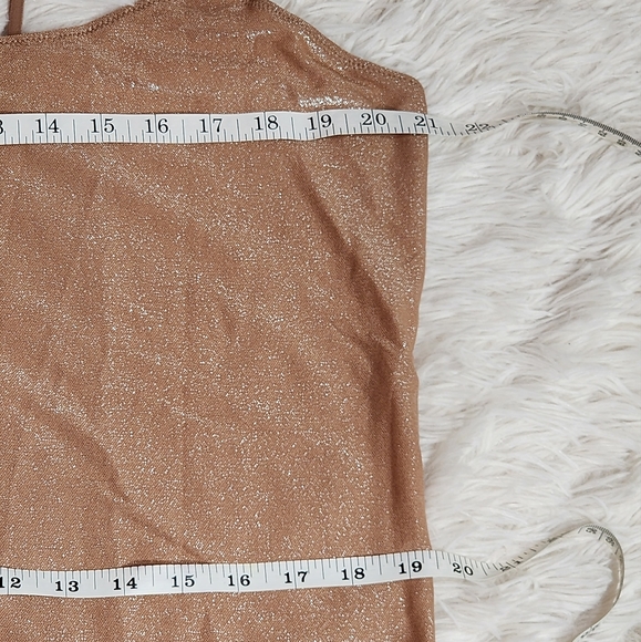 SKIMS Shimmer Cami Bodysuit/ 3X,4X/SIENNA - Picture 6 of 12